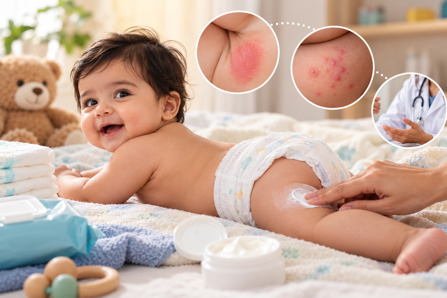 Diaper Rash in Babies – Causes, Cure and When to See a Doctor