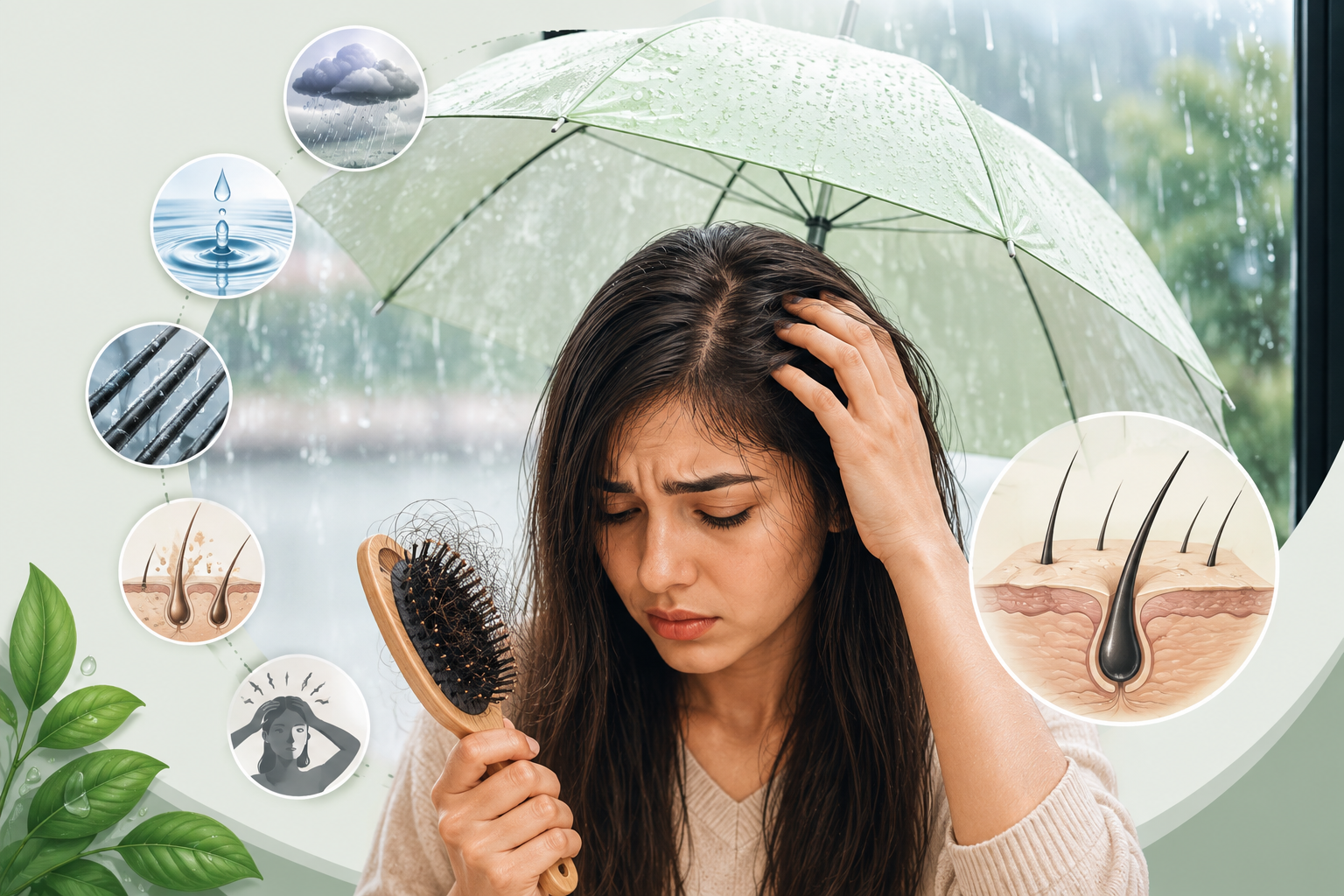 Why Hair Fall Increases After Monsoon: Understanding Telogen Effluvium?