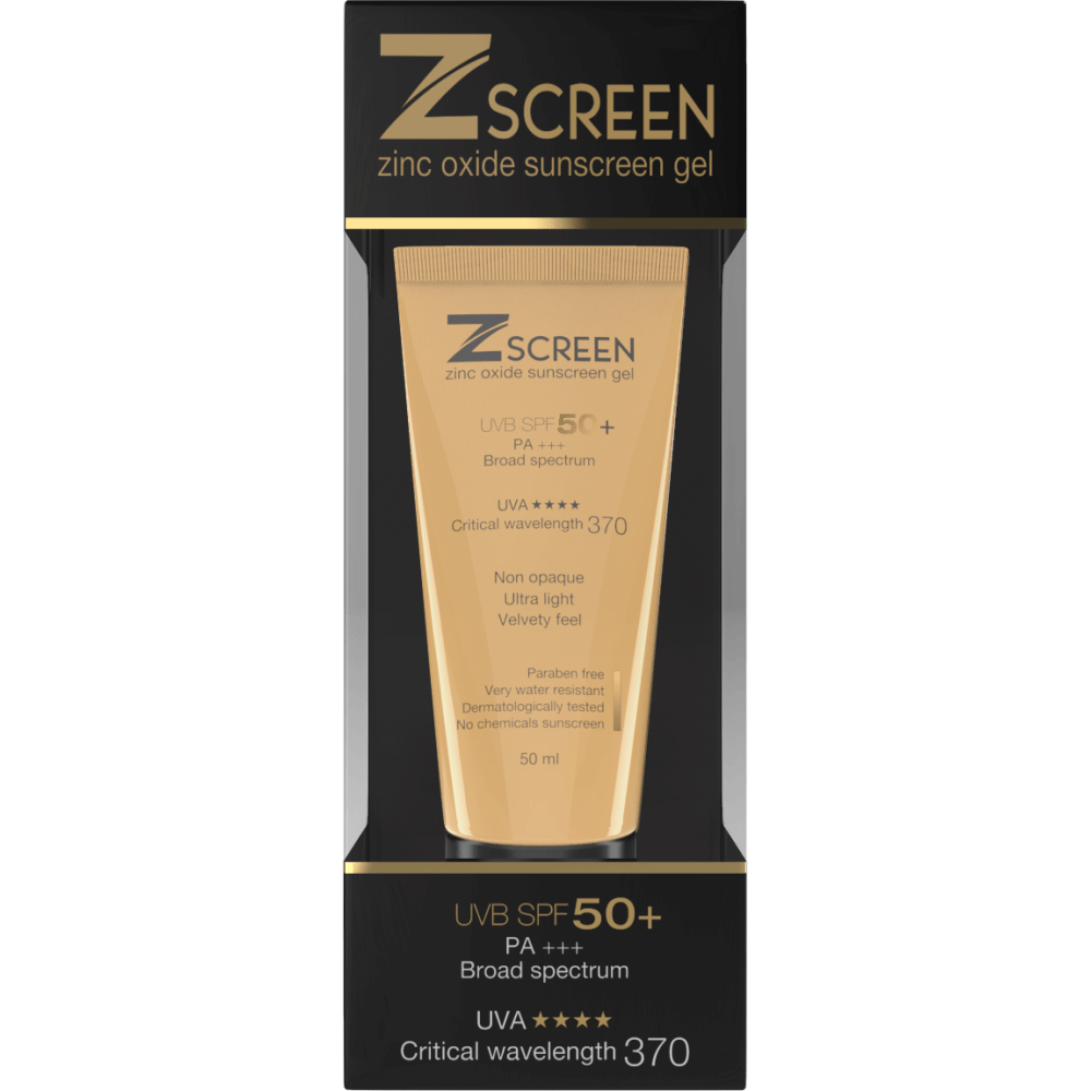 zscreen zinc oxide sunscreen gel